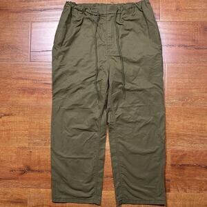 Nili Lotan Crop Military Pants Women S Olive Green Straight Leg USA Utility Hike